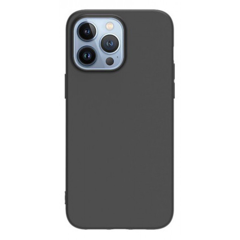 Θήκη Real Smooth Silicone  Apple iPhone 14 Pro  (6.1") Grey