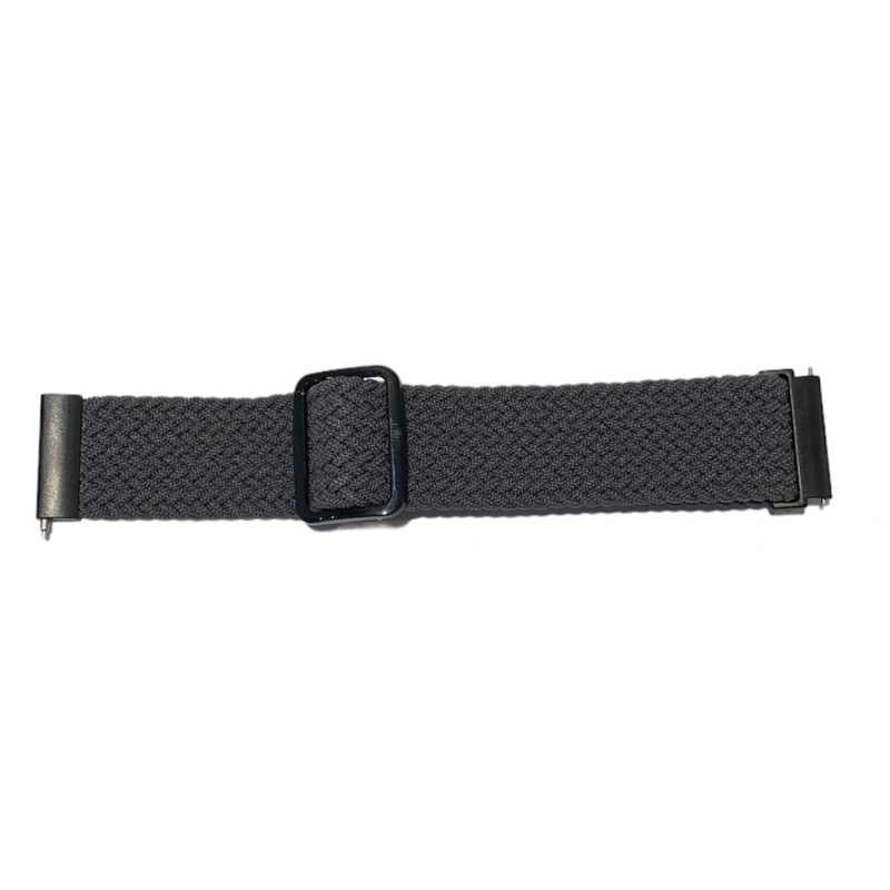 Ανταλλακτικό λουράκι QuickFit Braided Loop Space Ash για Samsung Galaxy Watch3(45mm)/Watch(46mm)/Huawei Watch 3 (46mm)/ Watch 3 Pro (48mm)/GT 2/Pro/GT 3/Honor GS Pro/Amazfit GTR 3 (46mm)/GTR 3 Pro/GTR(47mm)/ Stratos 3(48mm) (22mm) 