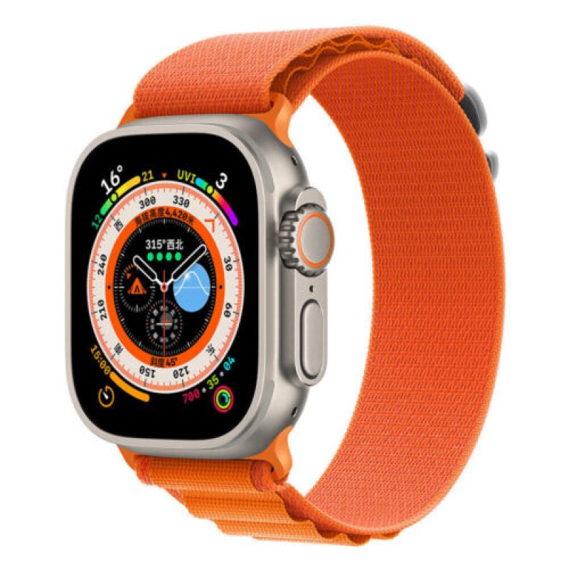 Ανταλλακτικό λουράκι QuickFit Alpine Loop Apple Watch 5/6/SE/7/8/Ultra (42/44/45/49mm) Orange