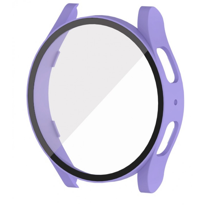 Θήκη PC Full Glass Screen Protector Samsung Watch 4/5 (40mm) Purple