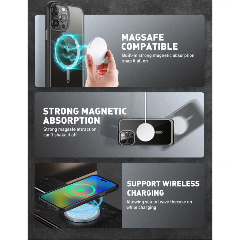 Θήκη Supcase Ub Mag MagSafe Apple iPhone 14 Pro (6.1") Black