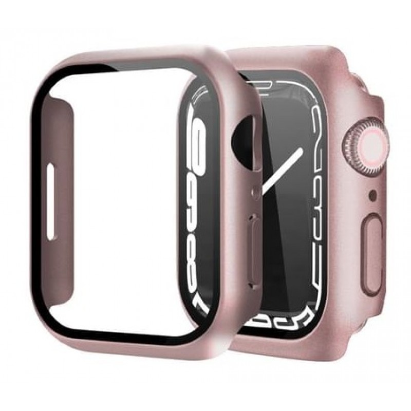 Θήκη PC Full Glass Screen Protector Apple Watch Ultra (49mm) Rose