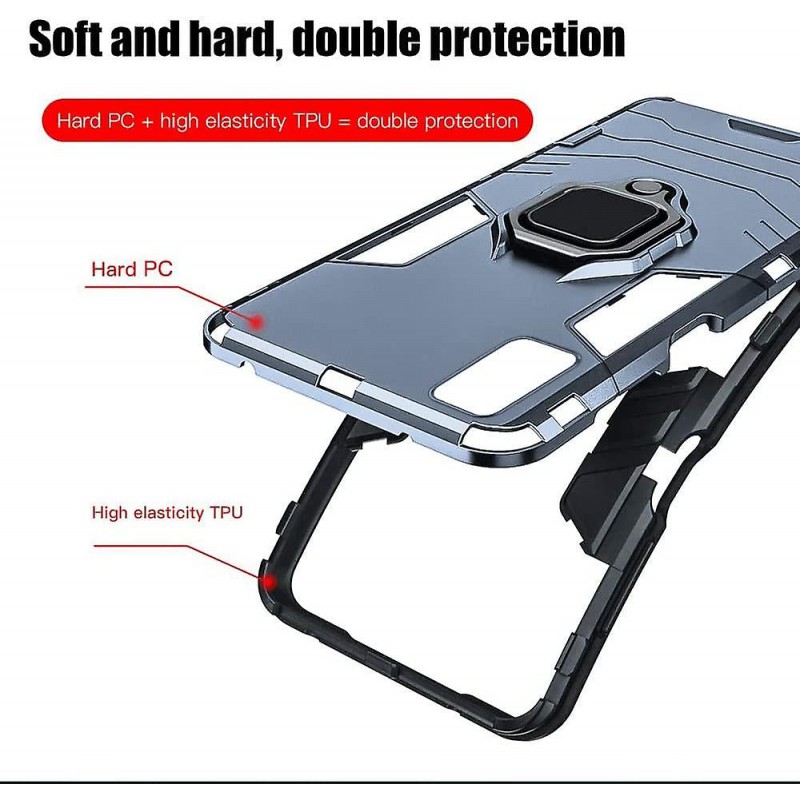 Θήκη Ring Armor Magnetic Stand Xiaomi 12T/12T Pro Shockproof Blue