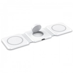 Ασύρματος Φορτιστής Magnetic Magsafe 3in1 Wireless Charger White