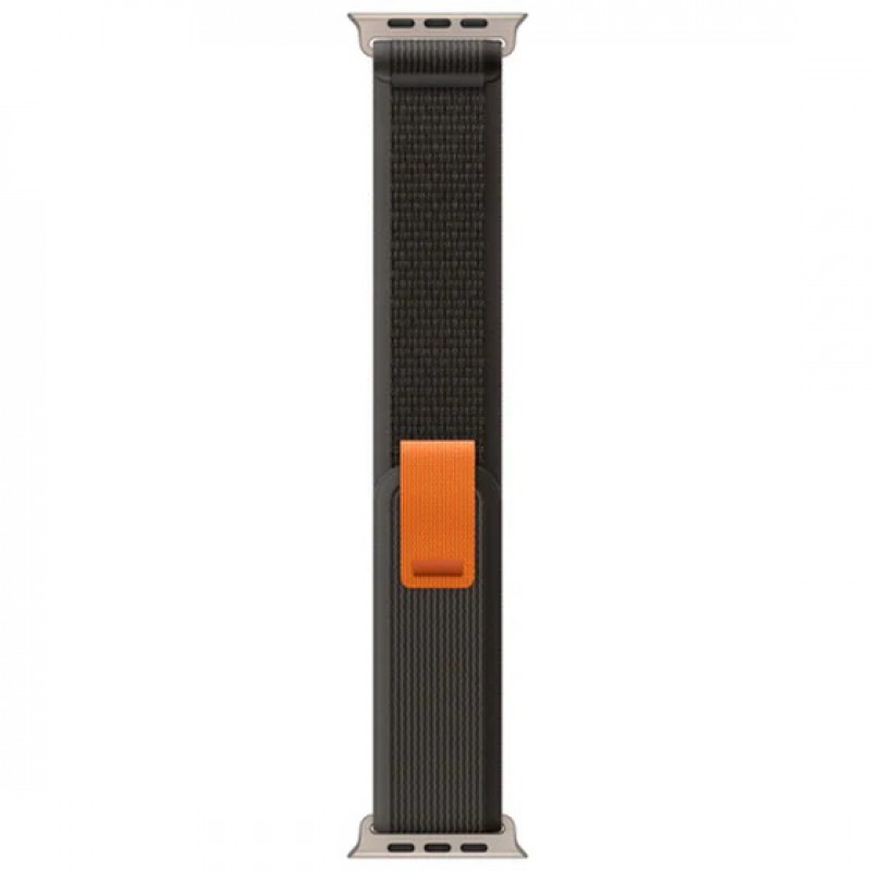  Ανταλλακτικό λουράκι QuickFit Nylon Apple Watch 1/2/3/4/5/6/SE/7/8 (42/44/45/49mm) Black/Grey