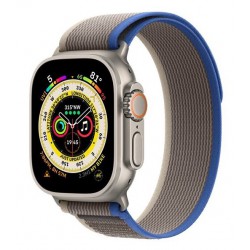  Ανταλλακτικό λουράκι QuickFit Nylon Apple Watch 1/2/3/4/5/6/SE/7/8 (42/44/45/49mm) Nylon Blue/Grey