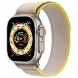 Ανταλλακτικό λουράκι QuickFit Nylon Apple Watch 1/2/3/4/5/6/SE/7/8 (42/44/45/49mm) Nylon Yellow/Beige