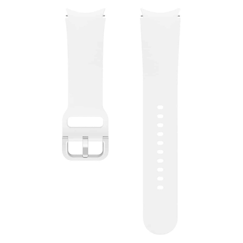 Ανταλλακτικό λουράκι QuickFit Smoothband Color Braided Button White για Samsung Galaxy Watch 7 / 6 / 6 Classic / 5 / 5 Pro/ 4 / 4 Classic