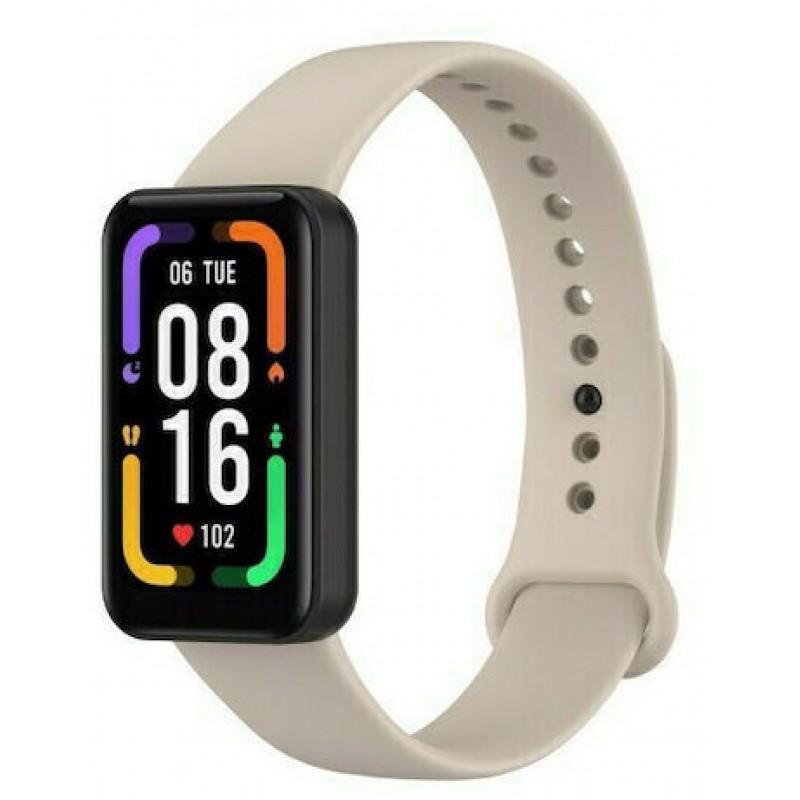 Ανταλλακτικό λουράκι Xiaomi Redmi Smart Band Pro Smooth Silicone Ivory