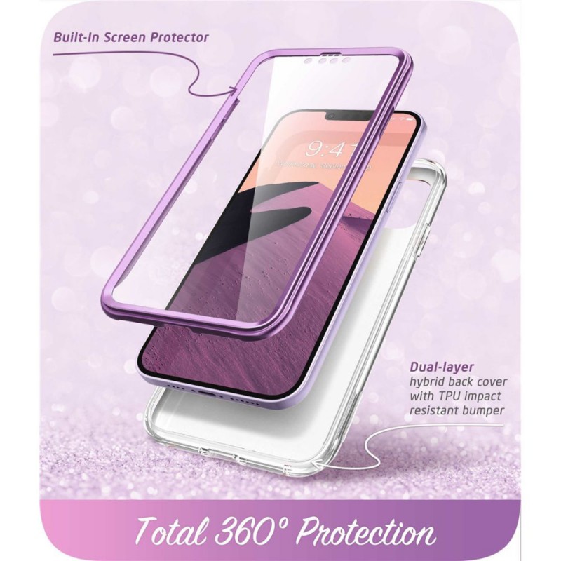 Θήκη Supcase Cosmo Apple iPhone 14 Plus (6.7") Marble Purple