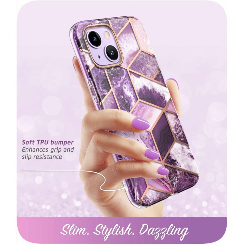 Θήκη Supcase Cosmo Apple iPhone 14 Plus (6.7") Marble Purple