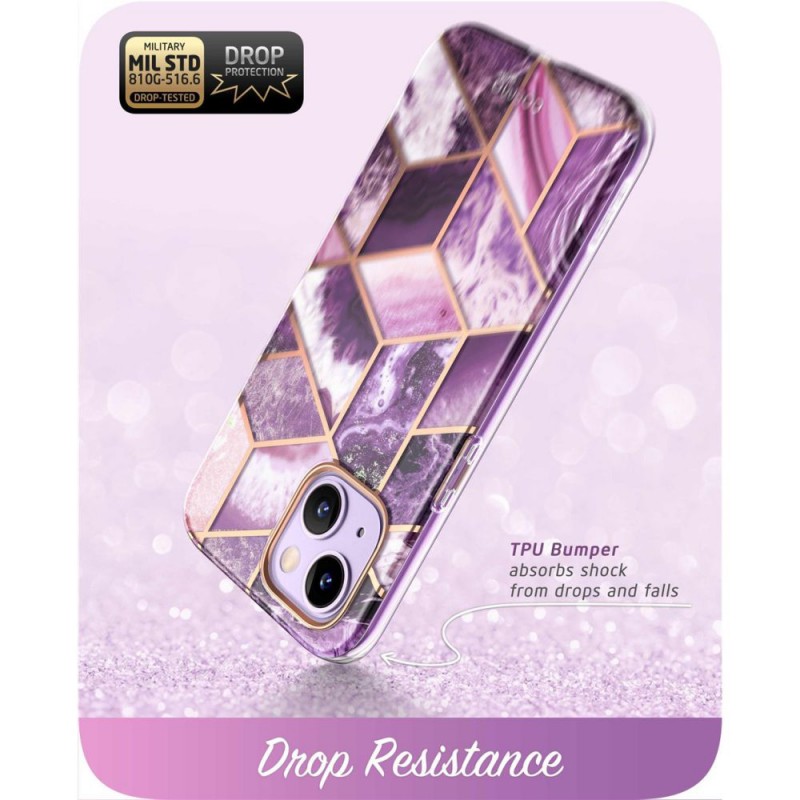 Θήκη Supcase Cosmo Apple iPhone 14 Plus (6.7") Marble Purple