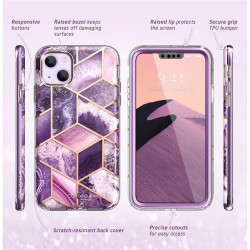 Θήκη Supcase Cosmo Apple iPhone 14 Plus (6.7") Marble Purple