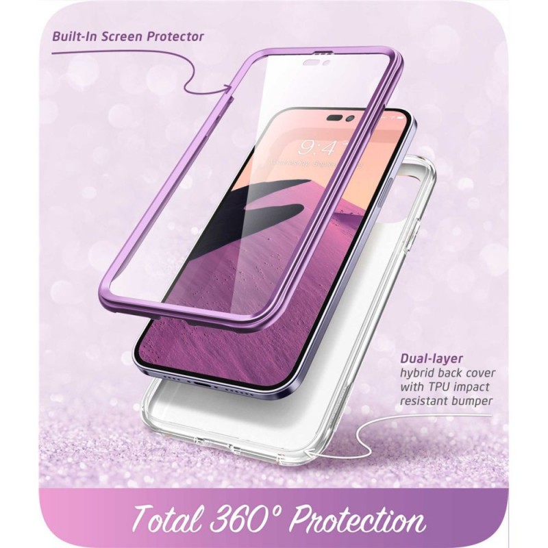 Θήκη Supcase Cosmo Apple iPhone 14 Pro Max (6.7") Marble Purple