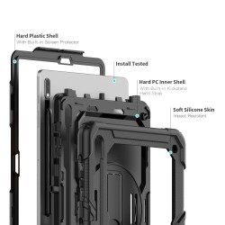 Θήκη Solid360 Samsung Galaxy Tab S7+ Plus/S8+ Plus/S7 FE / S9 FE+ Plus / S9+ Plus / S10+ 12.4 Black Θήκη Solid360 Samsung Galaxy Tab S7+ Plus/S8+ Plus/S7 FE / S9 FE+ Plus / S9+ Plus / S10+ 12.4 Black