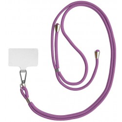  Λουράκι Λαιμού στήριξης Θήκης Smartphone Universal Neck Weave Strap Lavender
