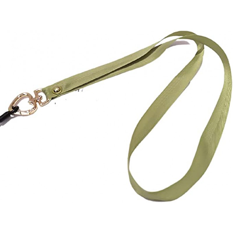  Λουράκι Λαιμού στήριξης Θήκης Smartphone Universal Neck Strap Metal Heart Clip Lanyard Olive