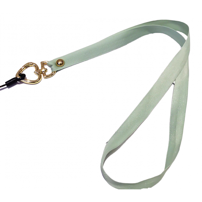  Λουράκι Λαιμού στήριξης Θήκης Smartphone Universal Neck Strap Metal Heart Clip Lanyard Mint