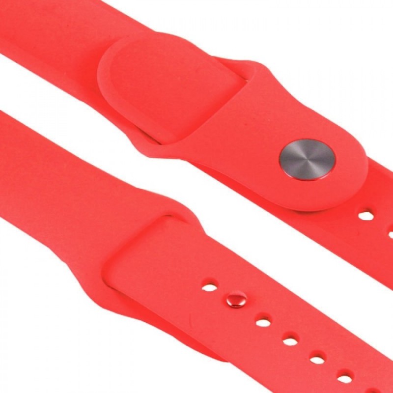 Ανταλλακτικό λουράκι QuickFit  iWatch Apple Watchpple Watch 1/2/3/4/5/6/SE/7 (38/40/41mm) Smoothband Red
