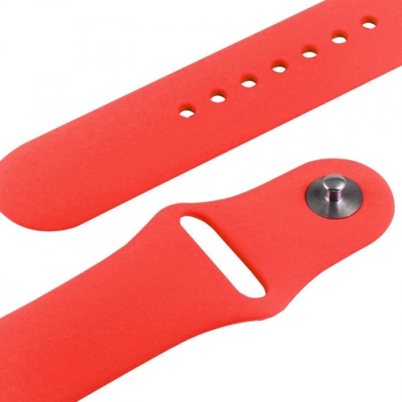 Ανταλλακτικό λουράκι QuickFit  iWatch Apple Watchpple Watch 1/2/3/4/5/6/SE/7 (38/40/41mm) Smoothband Red