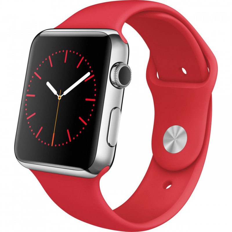 Ανταλλακτικό λουράκι QuickFit  iWatch Apple Watchpple Watch 1/2/3/4/5/6/SE/7 (38/40/41mm) Smoothband Red