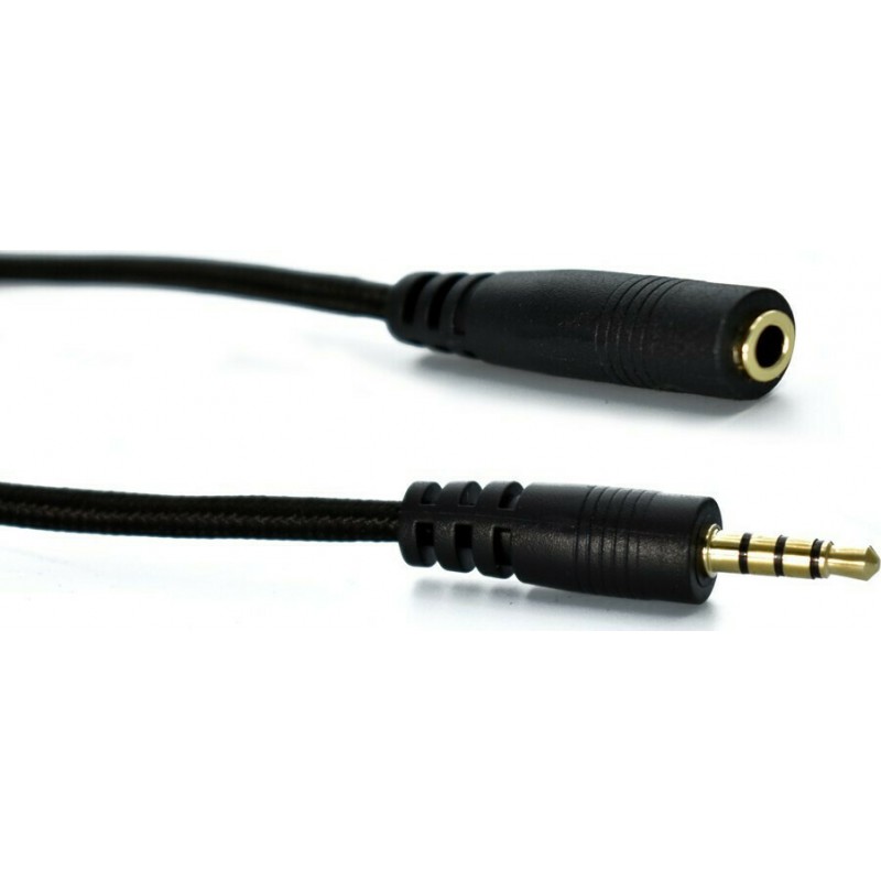 Καλώδιο PowerTech  CAB-J009 Cable 3.5mm male-3.5mm female 3m Black