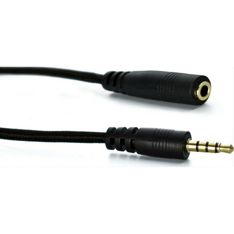 Καλώδιο PowerTech  CAB-J009 Cable 3.5mm male-3.5mm female 3m Black
