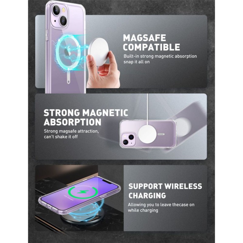 Θήκη TPU Acrylic with MagSafe Magnet Apple iPhone 14 Plus (6.7") Clear