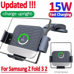 Φορτιστής Αυτοκινήτου Wireless Car Charger Z Fold3/ Z Fold4 / Z Fold5 / Z Fold6 15W  Black
