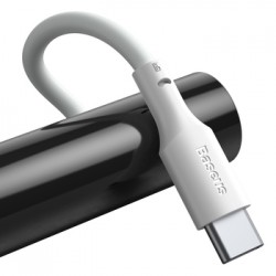 Καλώδιο Φόρτισης Baseus TZCATZJ-02 Simple Wisdom Regular USB 2.0 Cable USB-C male - USB-A male 1.5m White