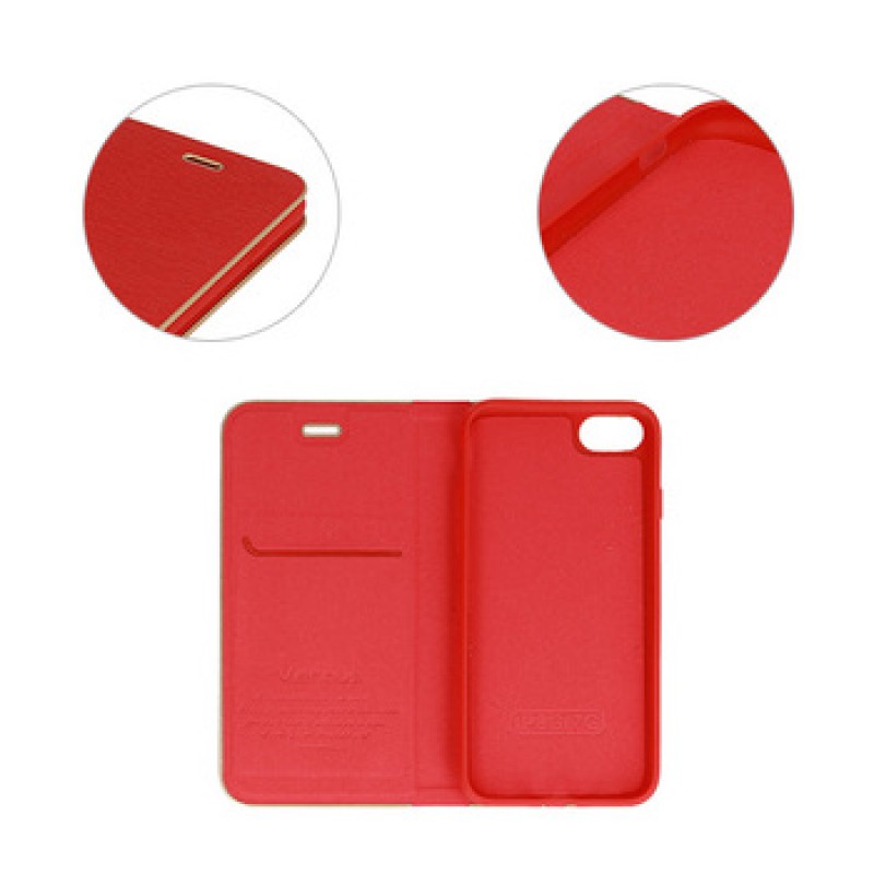 Θήκη Book Smart Vennus with Frame Samsung Galaxy S21 Ultra G998 Red