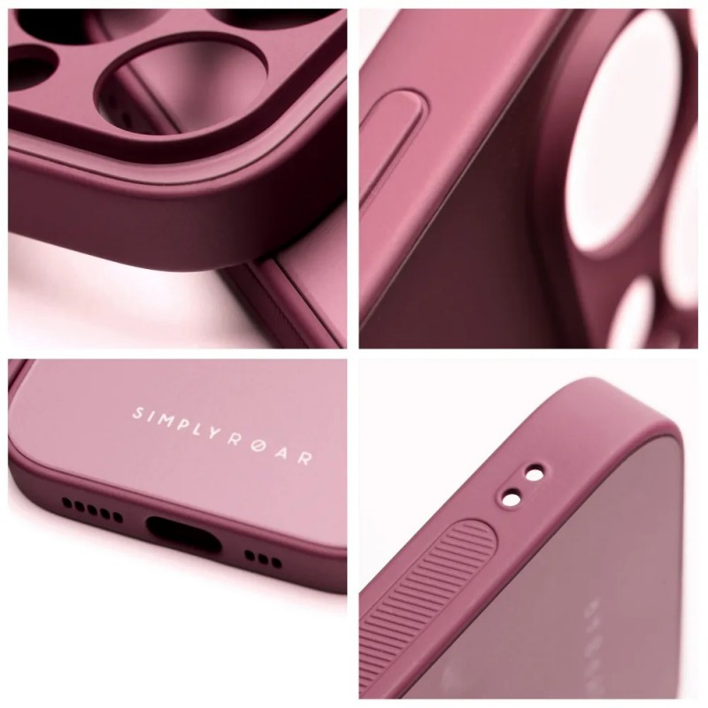 Θήκη Roar Matte Silicone Apple iPhone 14 Pro (6.1") Claret