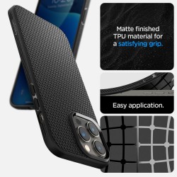 Θήκη Spigen Liquid Air Apple iPhone 14 Pro Max (6.7") Matte Black (ACS04813)