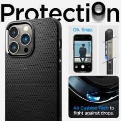 Θήκη Spigen Liquid Air Apple iPhone 14 Pro Max (6.7") Matte Black (ACS04813)