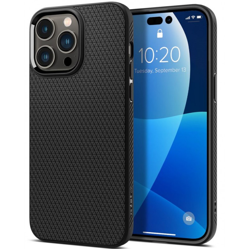 Θήκη Spigen Liquid Air Apple iPhone 14 Pro Max (6.7") Matte Black (ACS04813)