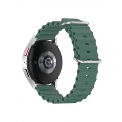 Ανταλλακτικό λουράκι QuickFit Ocean Band για  Samsung Galaxy Watch3(45mm)/Watch(46mm)/Xiaomi Haylou LS05/Amazfit GTR(47mm)/2e(46mm)/Stratos 2/3/Mi Watch(46mm)/Huawei GT/Active/GT 2/Pro/Honor GS Pro/Magic/2(46mm) (22mm) Dark Green