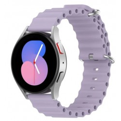 Ανταλλακτικό λουράκι QuickFit Ocean Band για  Samsung Galaxy Watch3(45mm)/Watch(46mm)/Xiaomi Haylou LS05/Amazfit GTR(47mm)/2e(46mm)/Stratos 2/3/Mi Watch(46mm)/Huawei GT/Active/GT 2/Pro/Honor GS Pro/Magic/2(46mm) (22mm) Violet