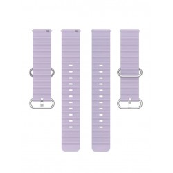 Ανταλλακτικό λουράκι QuickFit Ocean Band για  Samsung Galaxy Watch3(45mm)/Watch(46mm)/Xiaomi Haylou LS05/Amazfit GTR(47mm)/2e(46mm)/Stratos 2/3/Mi Watch(46mm)/Huawei GT/Active/GT 2/Pro/Honor GS Pro/Magic/2(46mm) (22mm) Violet