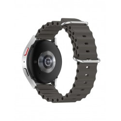 Ανταλλακτικό λουράκι QuickFit Ocean Band για  Samsung Galaxy Watch3(45mm)/Watch(46mm)/Xiaomi Haylou LS05/Amazfit GTR(47mm)/2e(46mm)/Stratos 2/3/Mi Watch(46mm)/Huawei GT/Active/GT 2/Pro/Honor GS Pro/Magic/2(46mm) (22mm) Space Grey