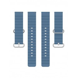 Ανταλλακτικό λουράκι QuickFit Ocean Band για Samsung Galaxy Watch5 (40mm & 42mm)/Watch4 (40mm & 44mm)/ Watch4 Classic (42mm & 46mm)/ Watch3(41mm)/Active 2(40/44mm)/Amazfit GTS 3 (43mm)/GTR(42mm) (20mm) Slate Blue