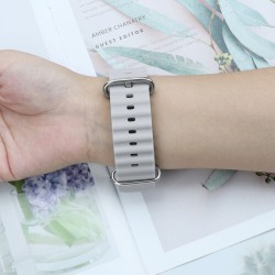 Ανταλλακτικό λουράκι QuickFit Ocean Band για  Samsung Galaxy Watch3(45mm)/Watch(46mm)/Xiaomi Haylou LS05/Amazfit GTR(47mm)/2e(46mm)/Stratos 2/3/Mi Watch(46mm)/Huawei GT/Active/GT 2/Pro/Honor GS Pro/Magic/2(46mm)  (22mm) Light Grey