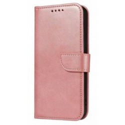 Θήκη Card Pocket Leather Wallet  TCL 408 / 405 /406 Rose Gold