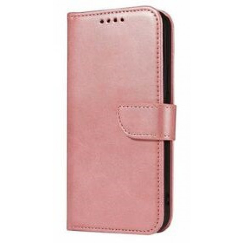 Θήκη Card Pocket Leather Wallet  TCL 408 / 405 /406 Rose Gold