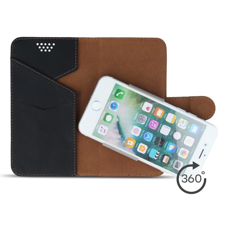 Θήκη Book 360 Rotating Universal 5,3" -5,7" Black