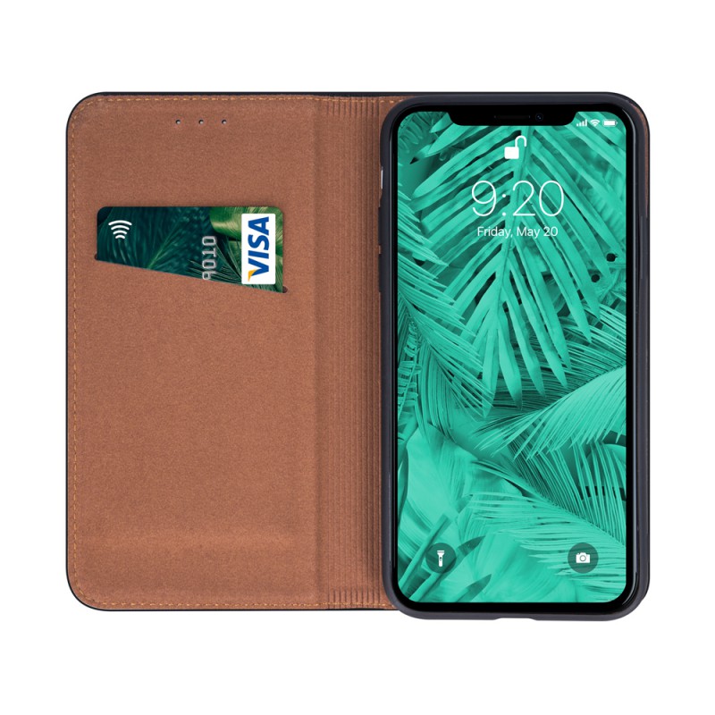 Θήκη Book Smart Pro Genuine Leather Apple iPhone 11 (6.1") Black