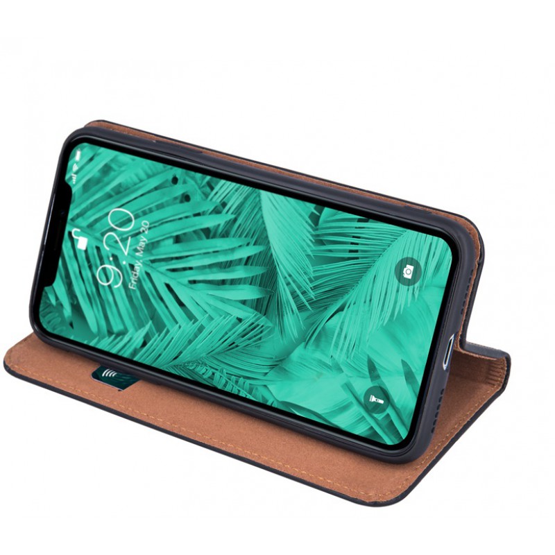 Θήκη Book Smart Pro Genuine Leather Apple iPhone 11 (6.1") Black