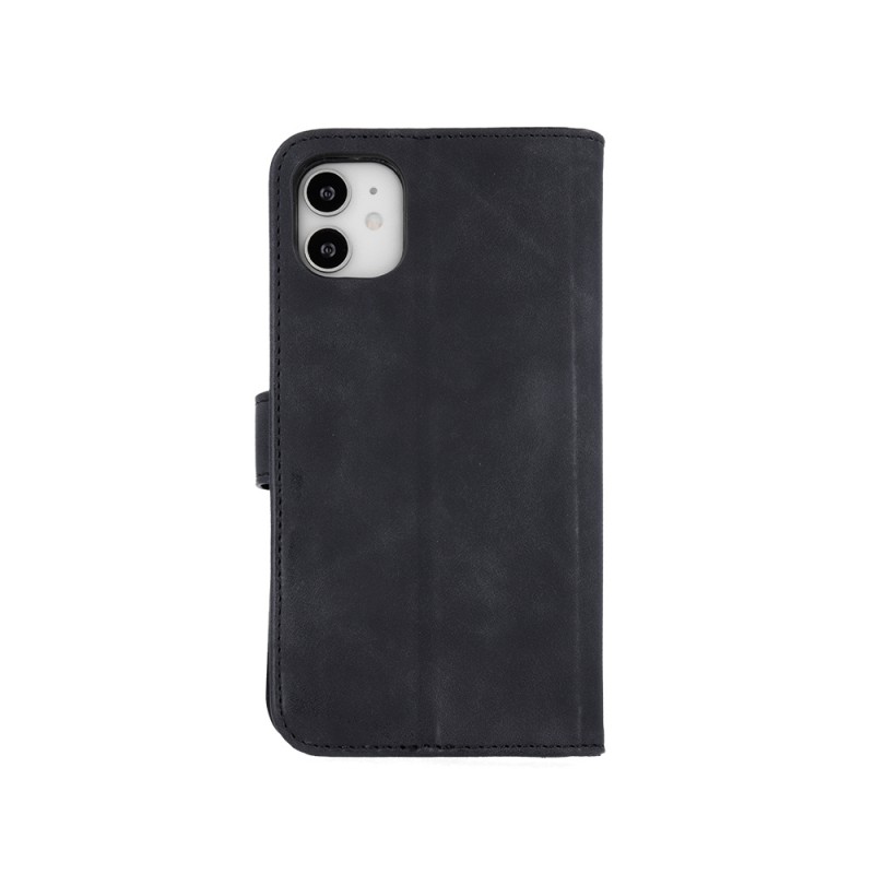 Θήκη Book Smart Velvet Apple iPhone 15 (6.1") Black