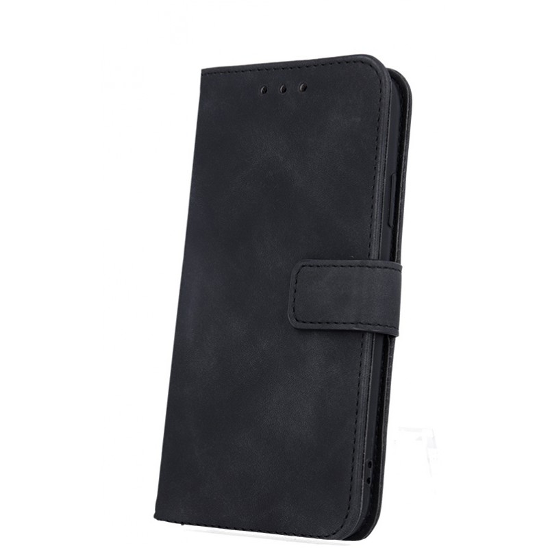 Θήκη Book Smart Velvet Apple iPhone 15 (6.1") Black