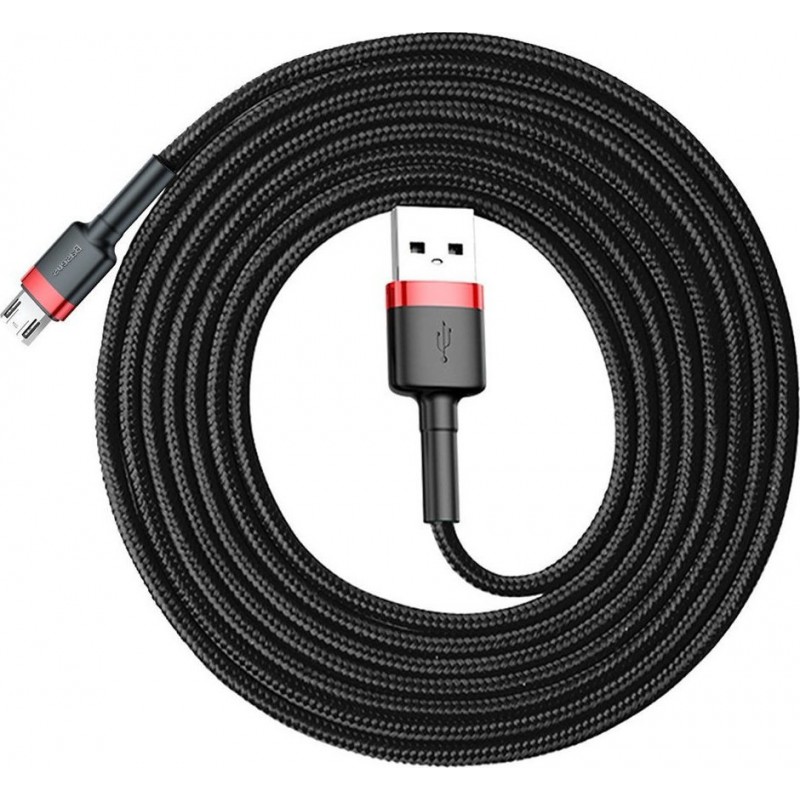 Καλώδιο Data Baseus CAMKLF-C91 Cafule Series USB  to MicroUSB 2m Red/Black
