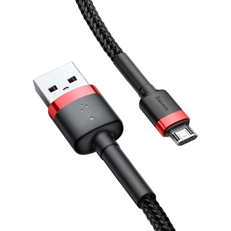 Καλώδιο Data Baseus CAMKLF-C91 Cafule Series USB  to MicroUSB 2m Red/Black
